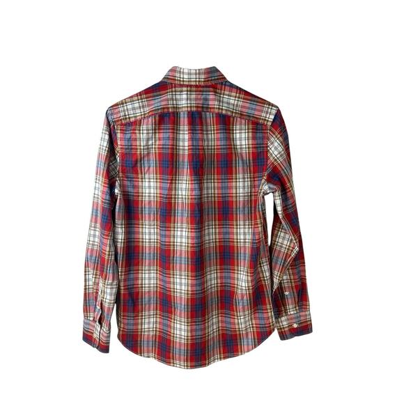 NWT J Crew Plaid Slim Secret Wash Cotton Poplin Shirt Size Small Preppy Academia - Picture 4 of 12